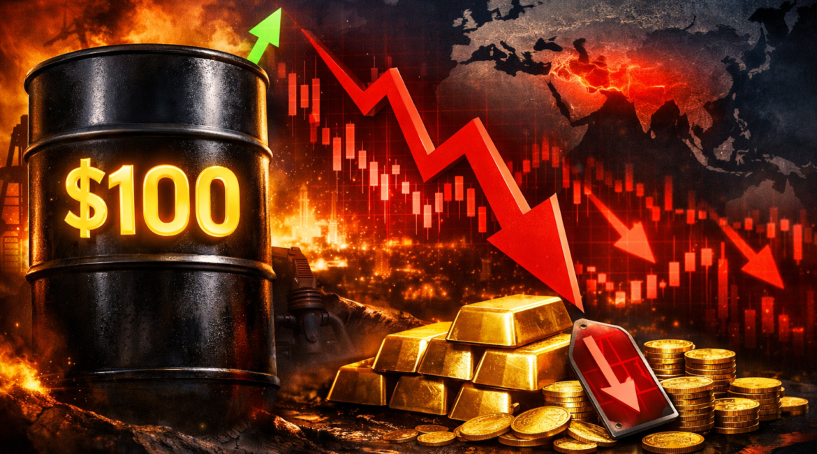 कच्चे तेल में उछाल, शेयर बाजार में गिरावट और सोने की कीमतों में बदलाव: वैश्विक तनाव का असर